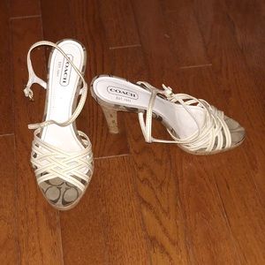 Coach strappy sandals